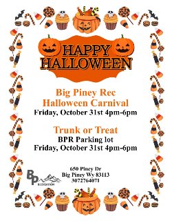 Halloween Sublette County Activities 